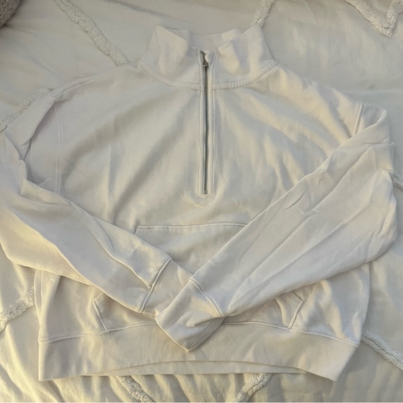 aerie Tops - Aerie Cropped Half Zip